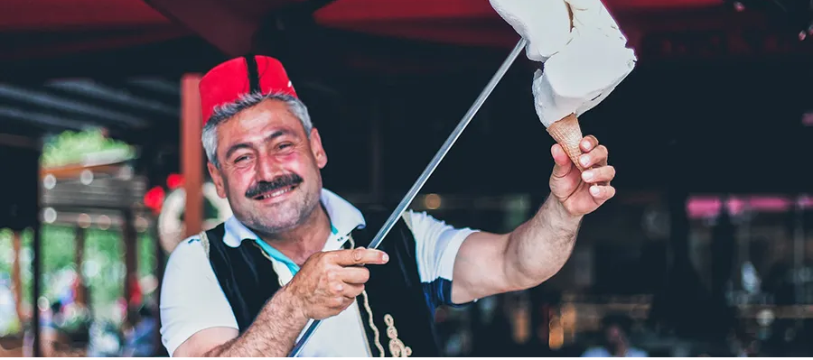 Why Is Turkish Ice Cream So Stretchy and Chewy? The Secret Behind Dondurma