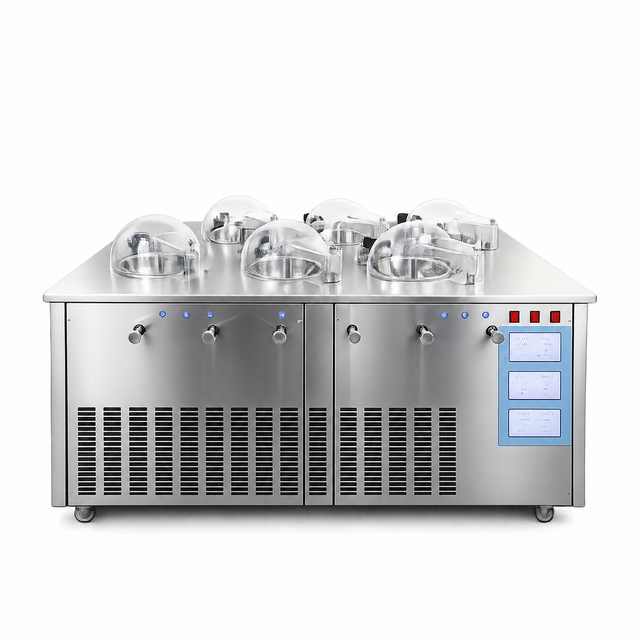 Factory Direct 6 Cylinder Gelato Batch Freezer OEM Commercial Ice Cream Machine for Wholesale