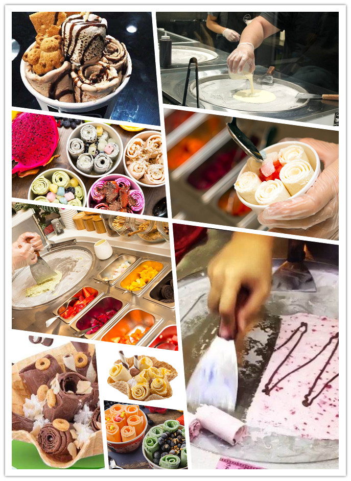 rolled ice cream machines