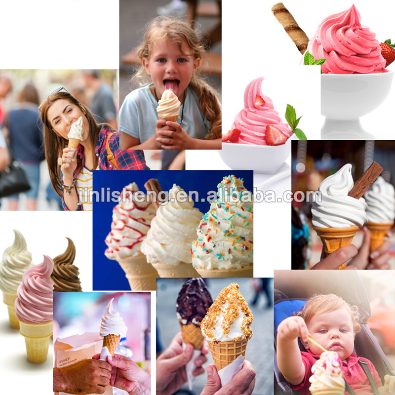 BQ332-E Soft Serve Freezer with Standby Mode Mix Low Light Alerts Electric Air Pump