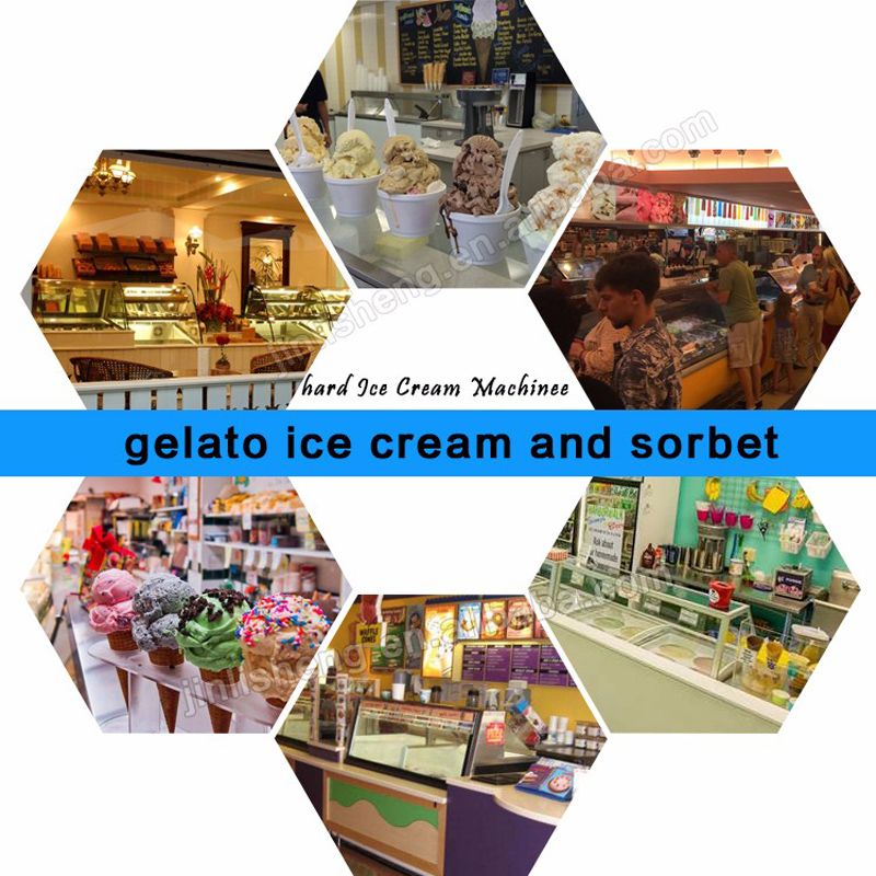YB-15 Gelato Batch Freezer - Counter Top Hourly Output 20 Liters