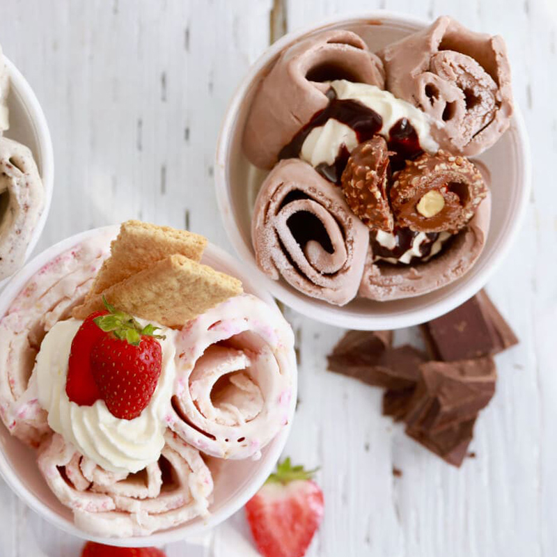 WF900-Y Fried Ice Cream Machine - Single Round Pan 500