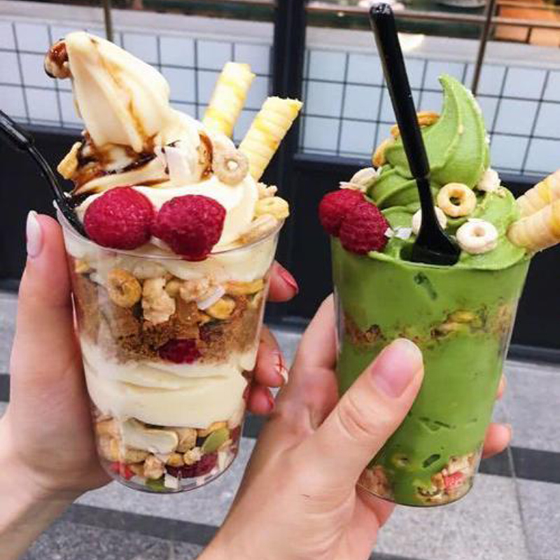 Commercial Floor Model Soft Serve Frozen Yogurt Ice Cream Machine