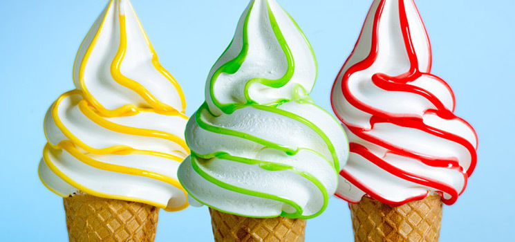 BQ332-Y Soft Ice Cream Machine with Standby Mode, Mix Low Light Alerts, Syrup System.